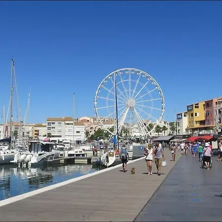 T3 Centre Port - 7 Mm A Pied De La * Agde